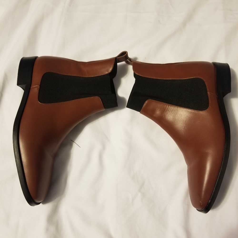Everlane Brown and Black Ankle Boots